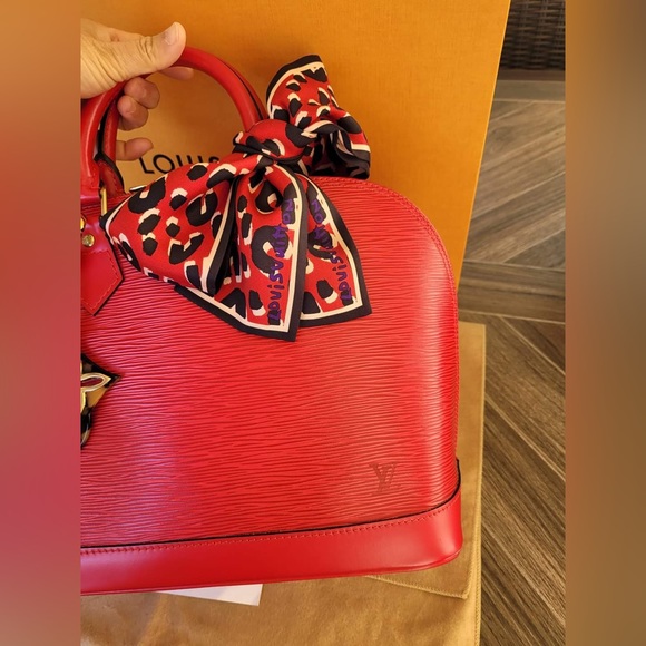 Stephen Sprouse Red Leopard Bandaue - Picture 4 of 11